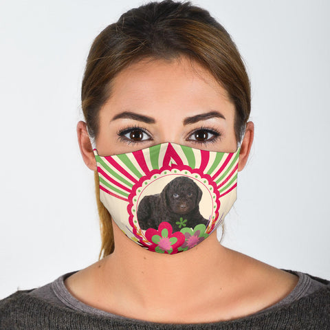 Cute Barbet Dog Print Face Mask