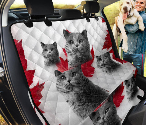 British Shorthair Cat Print Pet Seat Covers