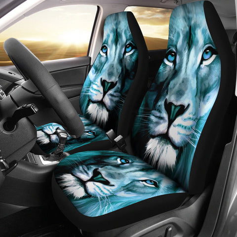 Lion Print Premium Car Seat Covers