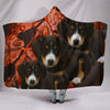 Entlebucher Mountain Dog Print Hooded Blanket