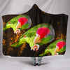 Amazon Red Headed Parrot Print Hooded Blanket