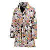 Japanese Chin Dog Pattern Print Women's Bath Robe