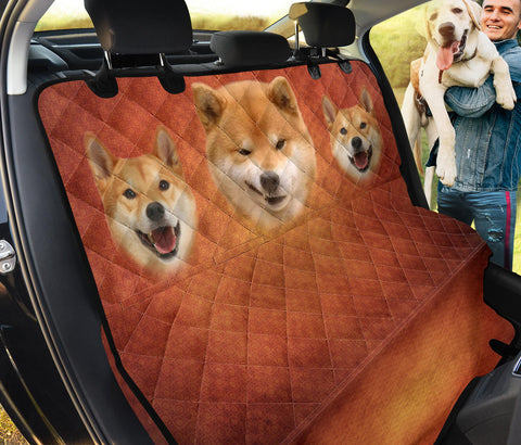 Shiba Inu Print Pet Seat Covers