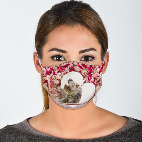 Irish Wolfhound Print Face Mask