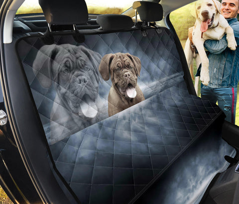 Dogue de Bordeaux Print Pet Seat Covers