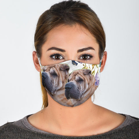 Chinese Shar Pei Print Face Mask- Limited Edition