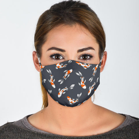 Koi Fish Patterns Print Face Mask