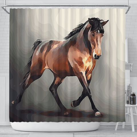 Tennessee Walking Horse Print Shower Curtain