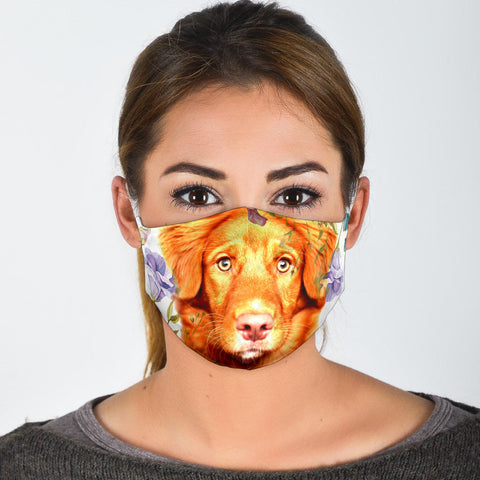 Nova Scotia Duck Tolling Retriever Print Face Mask