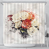 Rose Flower Color Art Print Shower Curtains