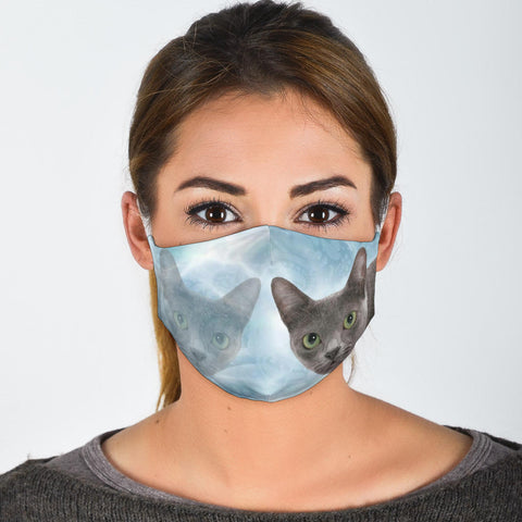 Korat Cat Print Face Mask