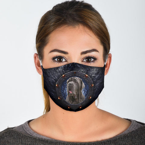 Cute Neapolitan Mastiff Print Face Mask