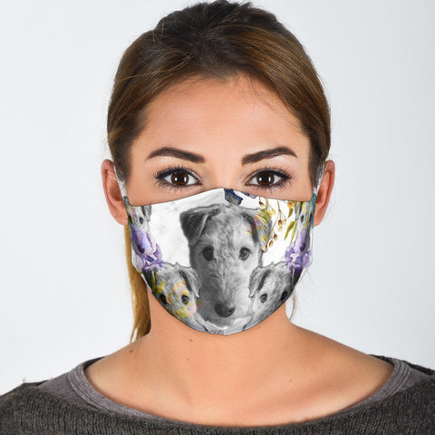 Airedale Terrier Print Face Mask- Limited Edition