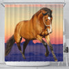 Belgian horse Print Shower Curtain