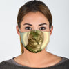 Cute Bengal Cat Print Face Mask