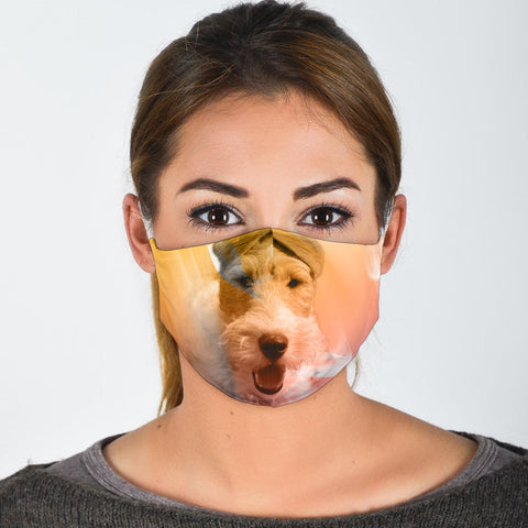 Wire Hair Fox Terrier Print Face Mask