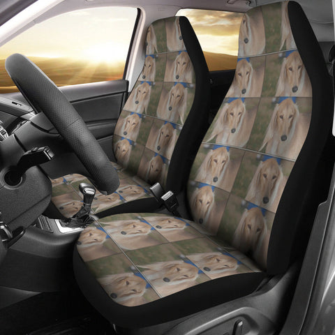 Saluki Dog Patterns Print Car Seat Covers