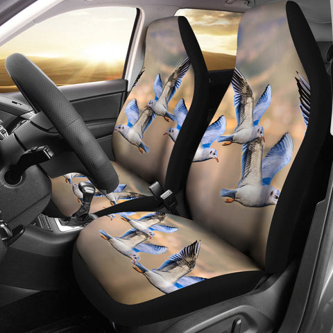 Gulls or Seagulls Bird Flying Print Car Seat Covers