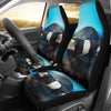 Amazing Belted Galloway Cattle (Cow) Print Car Seat Covers