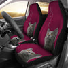 Chartreux Cat Print Car Seat Covers