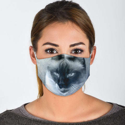 Siamese Cat Print Face Mask