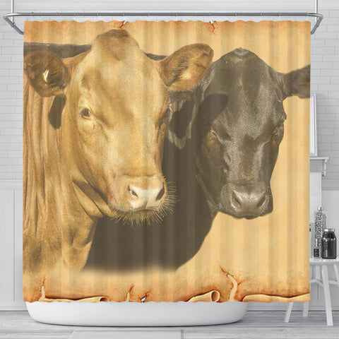 Dexter Cattle (Cow) Print Shower Curtain