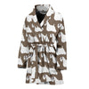 Sealyham Terrier Dog Pattern Print Women's Bath Robe