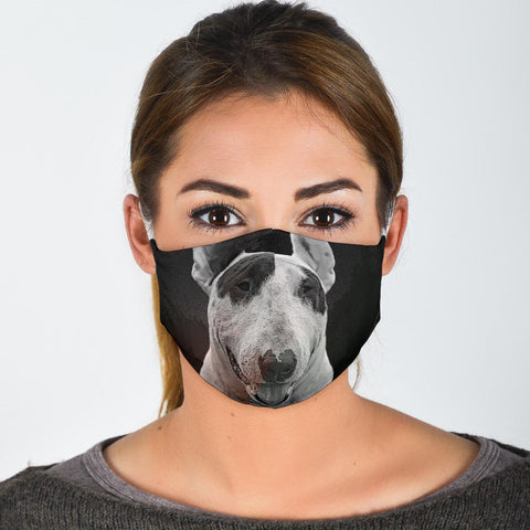 Bull Terrier Print Face Mask