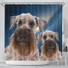 Cesky Terrier Print Shower Curtains