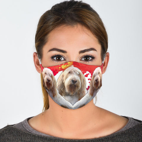 Amazing Grand Basset Griffon Vendeen Print Face Mask