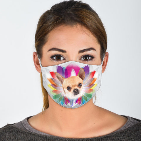 Cute Chihuahua Dog Print Face Mask