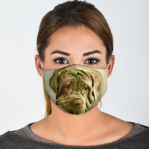 Neapolitan Mastiff Print Face Mask