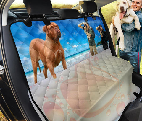 Dogue De Bordeaux Print Pet Seat covers