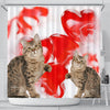 American Bobtail Print Shower Curtains