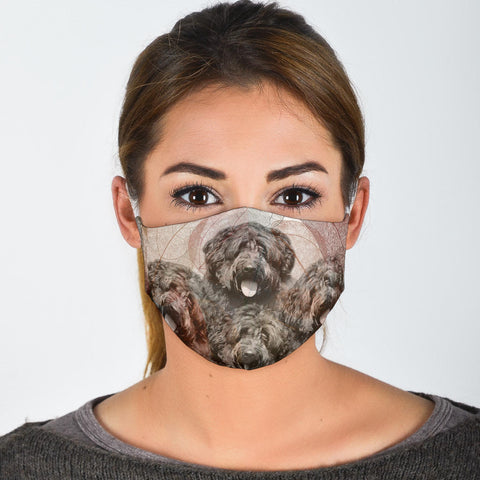 Lovely Bouvier Des Flandres Print Face Mask