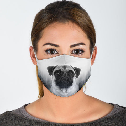 Pug Print Face Mask- Limited Edition