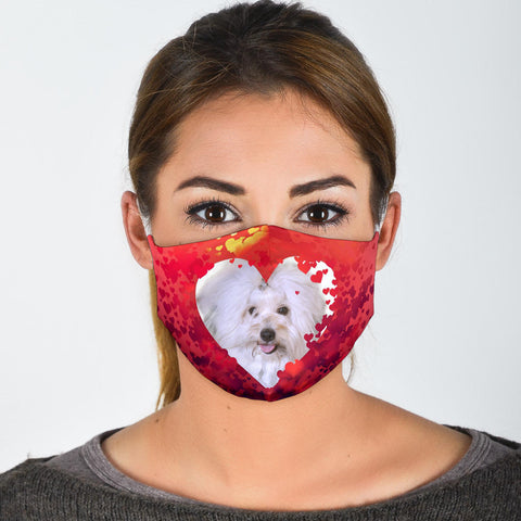 Lovely Coton De Tulear Print Face Mask