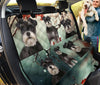 Miniature Schnauzer Print Pet Seat Covers