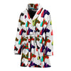 Great Dane Dog Pattern Print Women's Bath Robe