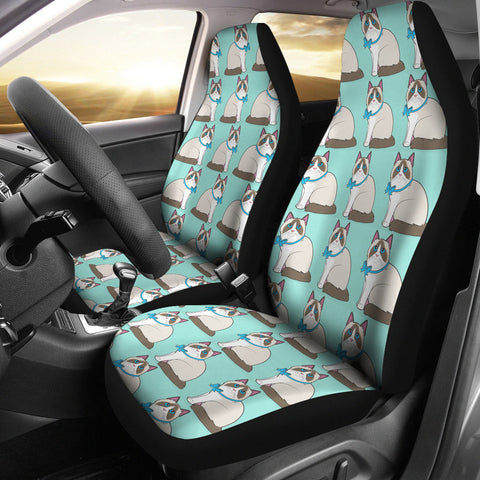 Ragdoll Cat Pattern Print Car Seat Covers