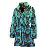 Miniature Pinscher Dog Pattern Print Women's Bath Robe