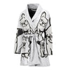 French Bulldog Art Print Women's Bath Robe