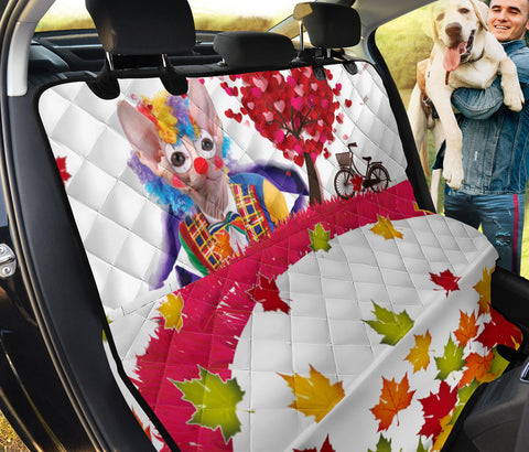 "Clown" Sphynx Cat Print Pet Seat Covers