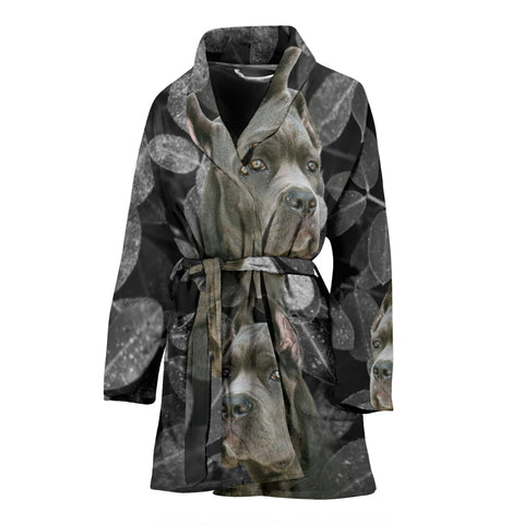 Cane Corso Print Women's Bath Robe