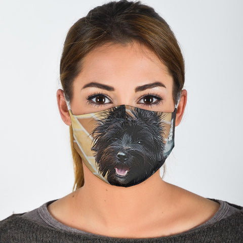 Cairn Terrier Print Face Mask