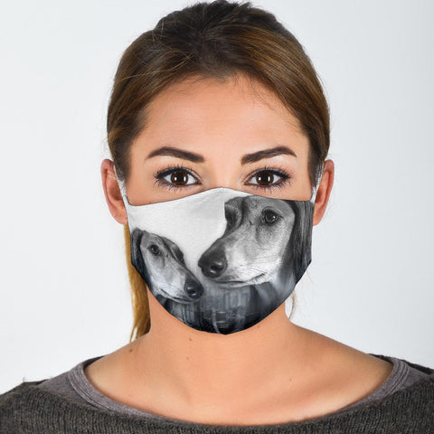 Lovely Saluki Print Face Mask