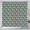 Cavalier King Charles Spaniel Dog With Paws Print Shower Curtains