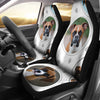 Cute Boxer Dog Print Car Seat Covers