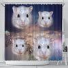 Campbell's Dwarf Hamster Print Shower Curtains