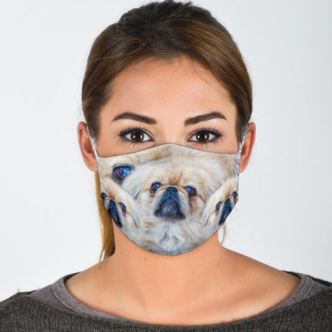 Lovely Pekingese Print Face Mask